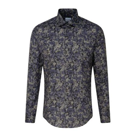 Seidensticker Business Shirt Slim , Grijs , Heren , Maat: S