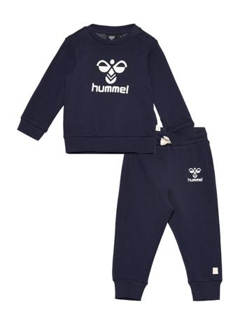 Hmlarine Crewsuit Sets Sweatsuits Marinblå Hummel