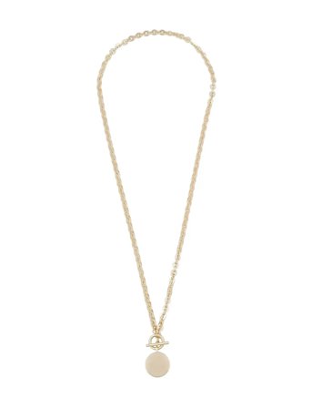 Essential Coin Pendant Neck 60 Plain G - 60 Cm Gold SNÖ Of Sweden