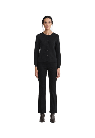 Newhouse Cardigan Arly Tröjor Dam Svart MEDIUM