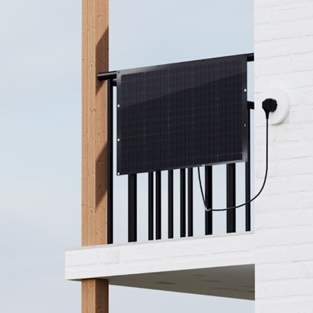 Solpaneler til altanen 400W med nem installation