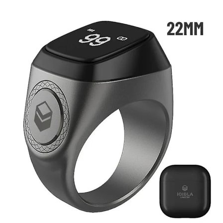 QU-Vanntett iQibla Zikr 1 Tasbih Smart Ring for Muslimer Teller_RY,A