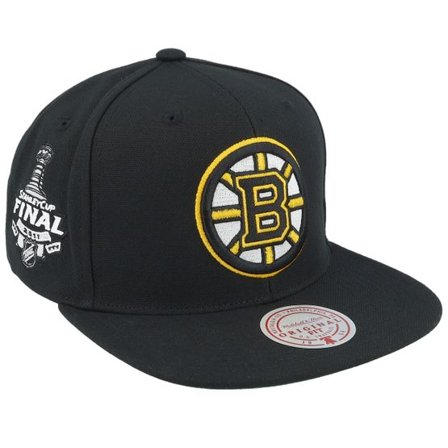Mitchell & Ness - NHL Svart snapback Keps - Boston Bruins Top Spot Black Snapback @ Hatstore