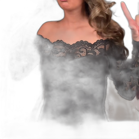 Svart spetsbody offshoulder