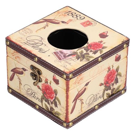 Retro Papirhåndklæde Dispenser Firkantet Vævsholder Servietboks til Badeværelse Stue