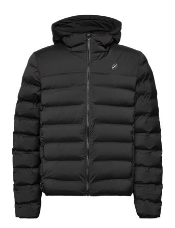 Code All Seasons Padded Jkt Fôret Jakke Svart Superdry Sport