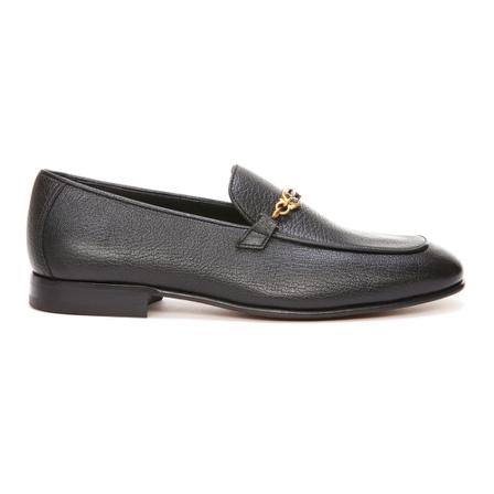 Salvatore Ferragamo, Loafers Zwart, Heren, Maat:40 EU