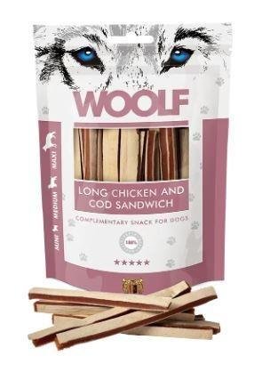 Woolf Woolf Sandwich Kylling og Torsk - 100g
