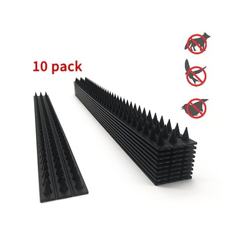 10 stk plastfuglrepellent torner kan brytes fugletorner el