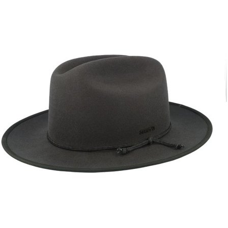 Stetson - Grå western Hatt - Woolfelt Greystone Western @ Hatstore