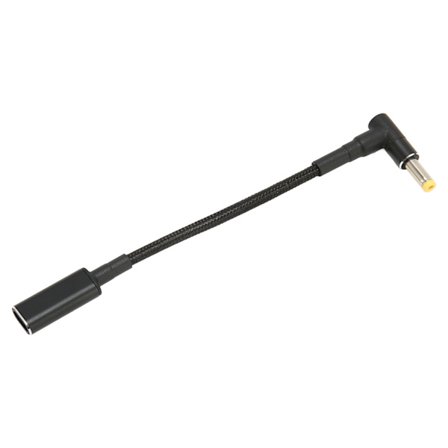 USB Type C-hona till 4,8x1,7mm hane adapterkabel Dual PD E MARK-chip Bärbar 100W USB Type C-adapterkabel