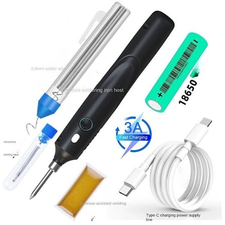 Trådløs loddekolbe temperaturkontrol USB elektrisk