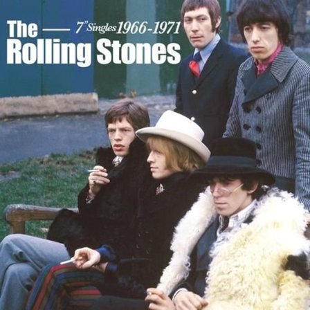 7-TUMS ENKEL - The Rolling Stones - Singlar 1966-1971 - Begränsad upplaga - Foton - Affisch - Boxset