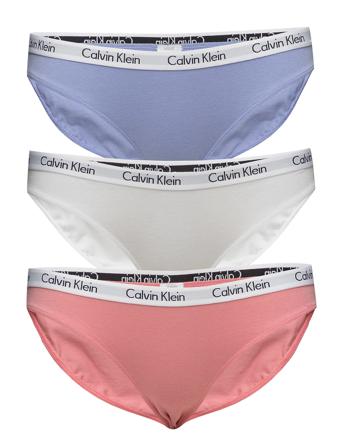 Bikini 3Pk Trusser, Tanga Briefs Hvid Calvin Klein