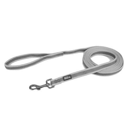 Selected by ZOO - Rufus sklisikkert, langt bånd 20 mm x 3 m Grått - Hund - Halsbånd - ZOO.no