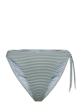 Recycled: Striped Bikini Briefs Green Esprit Bodywear Women
