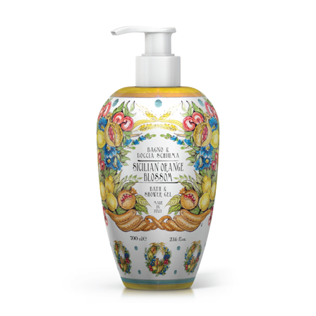 Rudy Profumi Bath & Shower Gel Sicilian Orange Blossom, 700 ml