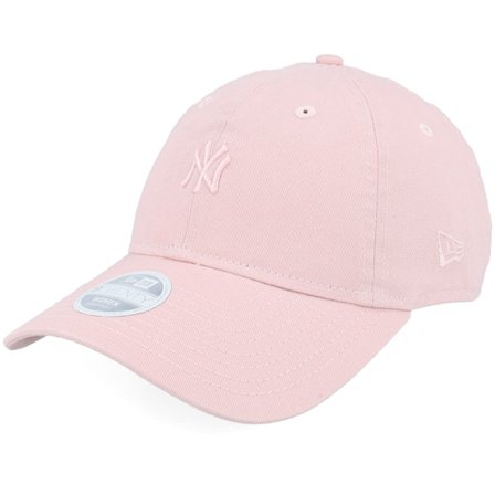 New Era - MLB Pink unconstructed Czapka Z Daszkiem - New York Yankees Womens Mini Washed 9TWENTY Pink Dad Cap @ Hatstore