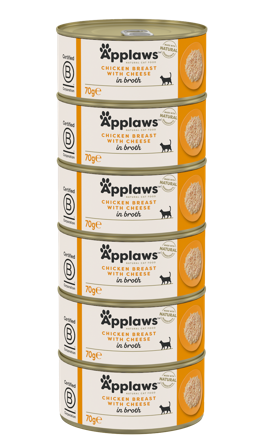 Applaws - Kyllingbryst og ost 70 g x 24 - Katt - Kattefôr & kattemat - Våtfôr og våtmat - ZOO.no