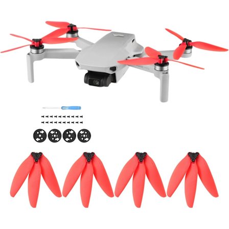 [LCS] 3-lapaiset potkurit DJI Mini 4K/Mini 2 SE/Mini 2/Mavic Mini/Mini SE -malleille - Hiljaiset ja nopeat vaihtopotkurit