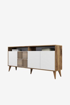 Hanah Home - Aflastningsbord Milana 160 cm - Brun - Skænke & sideboards - Fra Homeroom