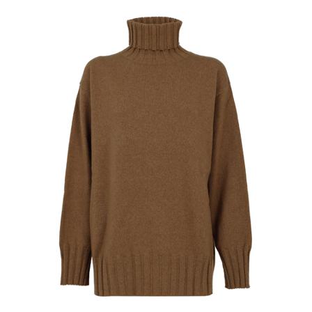 Malo, Malo Brown Turtleneck Bruin, Dames, Maat:S