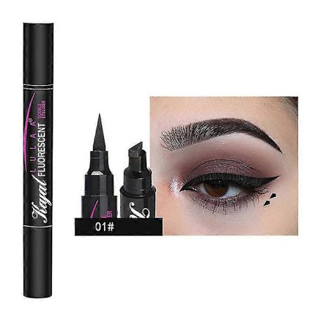 Fluorescerande Vattentät Flytande Eyeliner Långvarig Kladdfri Snabbtorkande[D]