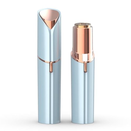 Smärtfri uppladdningsbar ansiktshårborttagare – elegant läppstiftsdesign med inbyggd LED-lampa