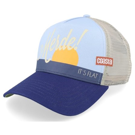 Coastal - Blå trucker Caps - Hft Merde Blue A-Frame Trucker @ Hatstore