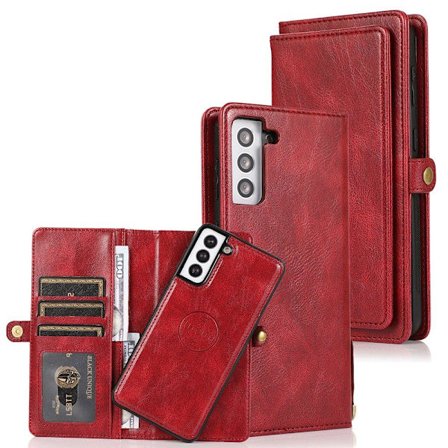 Samsung Galaxy S21 - Professionellt Praktiskt 2-1 Plånboksfodral