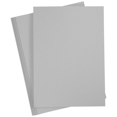 Creativ Company Farbiges Papier Hellgrau A4 180g 20 Blatt