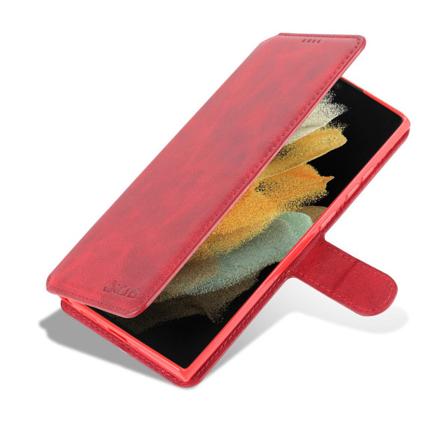 Samsung Galaxy S23 Ultra - Effektfullt Pl nboksfodral R d