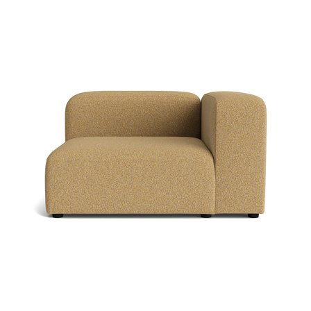 Milo chaiselong, højrevendt - Puente Gul - 130x130x72 - Sofa, chaiselong