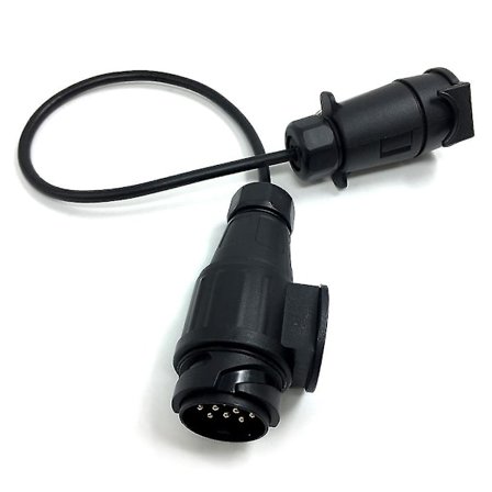 TM1004 tilhengerkontakt koblingsledning kjøretøy 7-polet sokkel