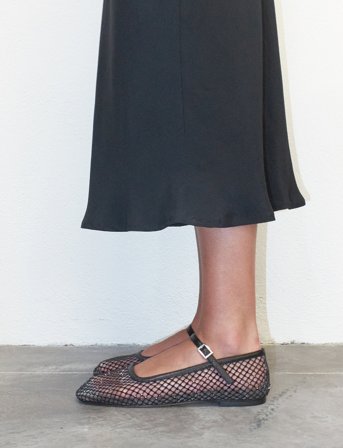 MIISTA Vanita Black Ballerina - Black - 41
