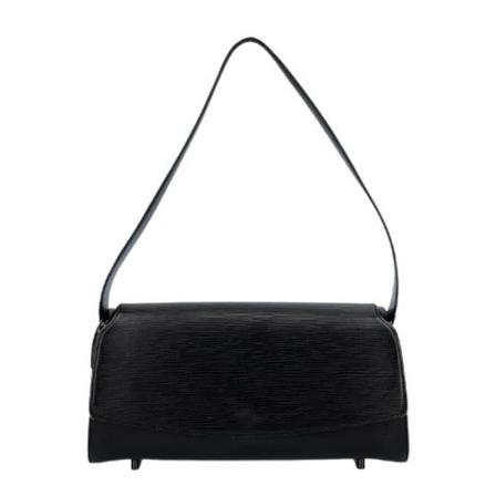 Louis Vuitton Vintage, Pre-owned Leather louis-vuitton-bags Zwart, Dames, Maat:ONE Size