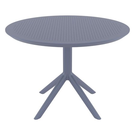 Bord SIESTA Sky runt 105cm m.grå - Lyreco - Kontorsmöbler och inredning - Utemöbler - Bord