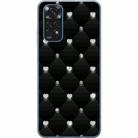 Xiaomi Redmi Note 11 Mjukt Skal - Bling Heart