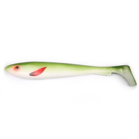Svartzonker McRubber Shad 23cm - 2 pack C29 UV Olive White