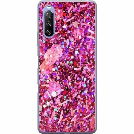 Sony Xperia 10 Iii Lite Genomskinligt Skal Glitter
