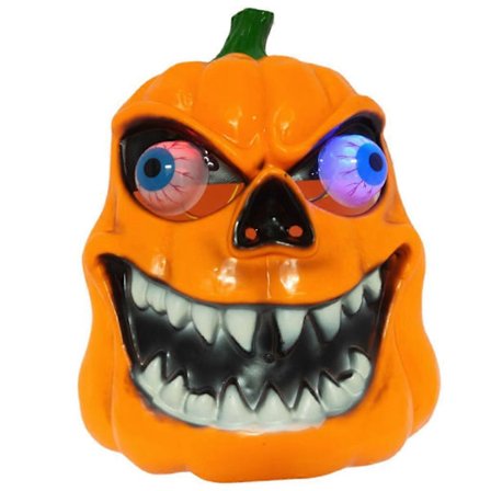 Halloween Maske med Lys, Skræmmende LED Maske Græskarmaske til Cosplay Kostumer Festival Karneval Fest Gave til Børn Mænd Kvinder