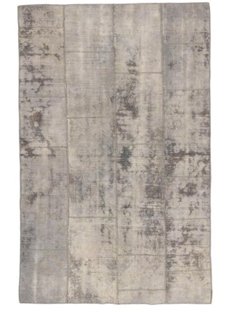 Handknuten Orientalisk Patchwork Matta 177X280 Orange/Grå