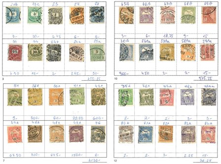 Ungarn - Samling i 1 udvalgshæfte - Stemplet