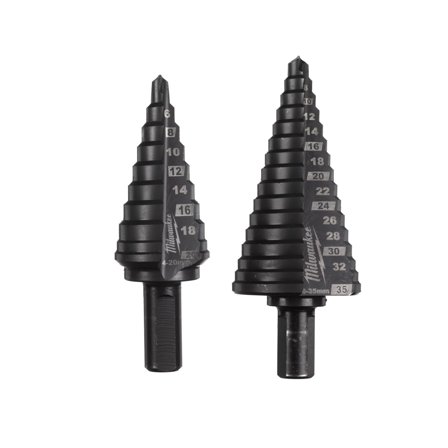 Milwaukee 48899372 Trinnbor 4-20 mm, 10 trinn, Maskintilbehør & forbruk