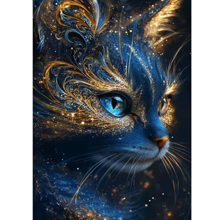 Diamant Maleri Kat Diamant Broderi Dyr Komplet Sæt Dekorative Malerier