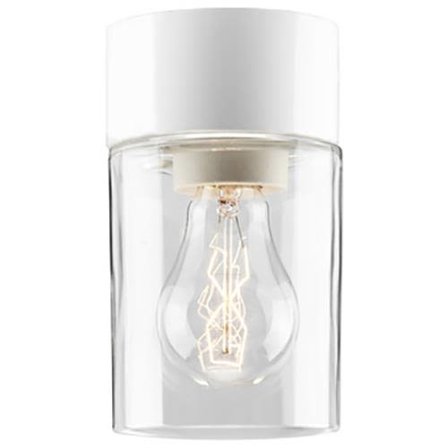 Ifö Electric Opus 100/175 Bastuarmatur IP44, rak, E27, klar Vit, Belysning