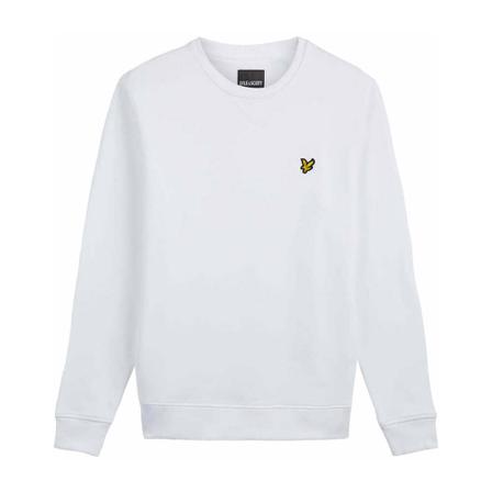 Lyle & Scott, Crew Neck Sweatshirt Wit, Heren, Maat:M,Katoen