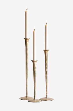 Zelected by Houze - Lysestaker Gallery sett/3 - Gull - Lysestaker & lykter - Fra Homeroom