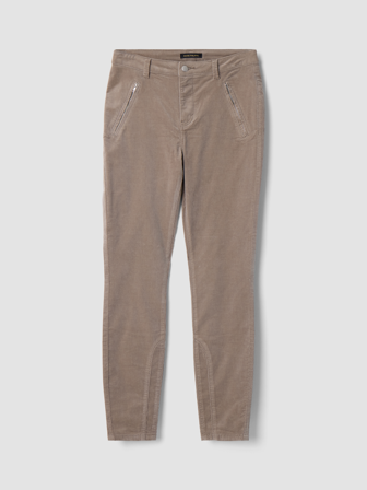 Paris zip cordbukse