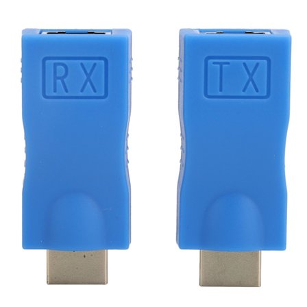 HDMI til RJ45 Ethernet Extender 1080P 30m Kabel Konverter Transmitter Receiver